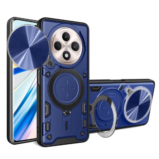 OPPO Reno12 F 5G Blue Camshield Magnetic Holder Phone Case Global - 1