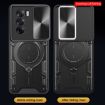 OPPO Reno12 Pro 5G Pink Case: CD Texture, Sliding Camshield, Magnetic Holder - 6