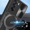 OPPO Reno12 5G Red Camshield Magnetic Holder Phone Case Global CD Texture - 4