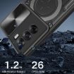 OPPO Reno12 5G Silver Case: CD Texture, Sliding Camshield, Magnetic Holder - 7