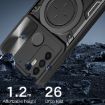 OPPO A53 4G Silver Camshield Magnetic Holder Phone Case CD Texture - 7