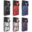 OPPO A3x 5G/4G CD Texture Camshield Magnetic Holder Case Blue - 2