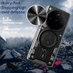 OPPO Find X8 Blue Camshield Magnetic Holder Phone Case with CD Texture - 5