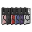 OPPO A3 Pro 5G India CD Texture Camshield Magnetic Case Purple - 2