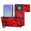 OPPO A5 Pro 5G Red Case - CD Texture, Sliding Camshield, Magnetic Holder - 1
