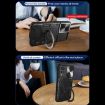Vivo Y51 2020/Y31 Blue CD Texture Camshield Magnetic Holder Case - 6