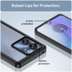Motorola Edge 40 Acrylic Hybrid TPU Phone Case - Colorful Series Black - 6
