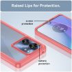 Motorola Edge 40 Red Acrylic Hybrid TPU Phone Case - Colorful Series - 6