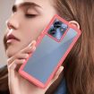 Motorola Edge 40 Red Acrylic Hybrid TPU Phone Case - Colorful Series - 7