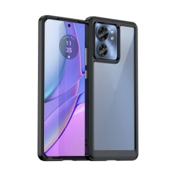 Motorola Edge 2023 Global Acrylic Hybrid TPU Case - Black - 1