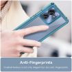 Motorola Edge 2023 Global Acrylic TPU Phone Case - Transparent Blue - 5