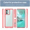 Motorola Edge 40 Neo Red Acrylic Hybrid TPU Phone Case - Colorful Series - 2
