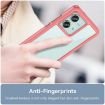 Motorola Edge 40 Neo Red Acrylic Hybrid TPU Phone Case - Colorful Series - 5