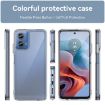 Motorola Moto G34 Colorful Series Acrylic TPU Phone Case - Transparent - 2