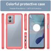 Motorola Moto G53 5G Red Acrylic Hybrid TPU Phone Case - Colorful Series - 2