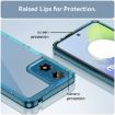 Moto G24 Power Case - Colorful Series Acrylic Hybrid TPU (Transparent Blue) - 6