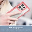 Motorola Moto Edge 50 Pro Red Acrylic Hybrid TPU Phone Case - 5