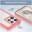 Motorola Moto Edge 50 Pro Red Acrylic Hybrid TPU Phone Case - 6