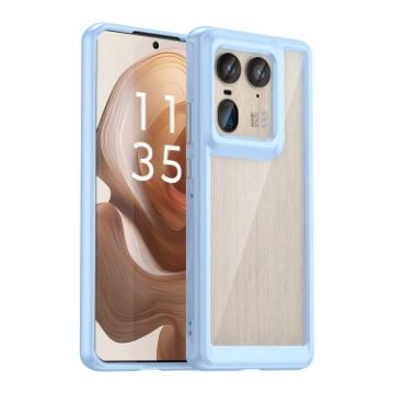 Motorola Edge 50 Ultra Global Acrylic TPU Phone Case - Blue - 1