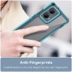 Motorola Edge 2024 Transparent Blue Acrylic TPU Phone Case - 5