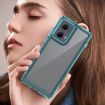 Motorola Edge 2024 Transparent Blue Acrylic TPU Phone Case - 7
