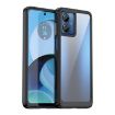 Motorola Moto G14 Acrylic Hybrid TPU Phone Case - Black, Colorful Series - 1