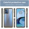 Motorola Moto G14 Acrylic Hybrid TPU Phone Case - Transparent Grey - 2