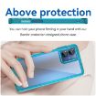 Motorola Moto G14 Acrylic Hybrid TPU Phone Case - Transparent Blue - 4