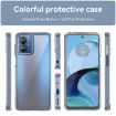 Moto G14 Colorful Series Acrylic TPU Case - Transparent - 2