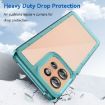 Motorola Edge 50 Transparent Blue Acrylic TPU Phone Case - 3