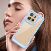 Motorola Edge 50 Neo Blue Acrylic Hybrid TPU Phone Case - Colorful Series - 7