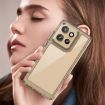 Moto S50 Transparent Grey Acrylic Hybrid TPU Case - Colorful Series - 7
