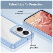 Motorola Moto G35 5G Blue Acrylic Hybrid TPU Phone Case - Colorful Series - 6
