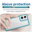 Moto G35 5G Colorful Series Acrylic TPU Case - Transparent Blue - 4