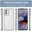 Motorola Moto G55 5G Transparent Acrylic TPU Phone Case - Colorful Series - 2