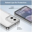 Motorola Moto G55 5G Transparent Acrylic TPU Phone Case - Colorful Series - 6
