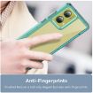 Motorola Moto G85 Transparent Blue Acrylic Hybrid TPU Phone Case - 5