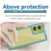 Motorola S50 Neo Transparent Blue Acrylic TPU Phone Case - 4