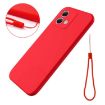 Moto G84 5G Red Silicone Dropproof Full Coverage Case - 6