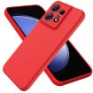 Motorola Edge 50 Pro Red Liquid Silicone Dropproof Phone Case - 1