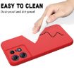 Motorola Edge 50 Pro Red Liquid Silicone Dropproof Phone Case - 7