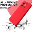 Motorola Edge 2023 Red Liquid Silicone Dropproof Full Coverage Case - 5