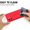 Motorola Edge 2023 Red Liquid Silicone Dropproof Full Coverage Case - 8