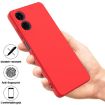 Motorola Moto E14 Red Liquid Silicone Dropproof Full Coverage Case - 2
