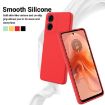 Motorola Moto E14 Red Liquid Silicone Dropproof Full Coverage Case - 3
