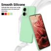 Moto G35 Green Silicone Dropproof Full Coverage Case - Solid Color - 3