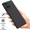 Moto G75 Black Silicone Dropproof Full Coverage Case - Solid Color - 2