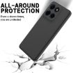 Moto G Stylus 5G 2025 Black Silicone Dropproof Full Coverage Case - 5