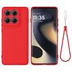 Motorola Edge 5G 2025 Red Silicone Dropproof Full Coverage Case - 1