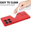 Motorola Edge 5G 2025 Red Silicone Dropproof Full Coverage Case - 8